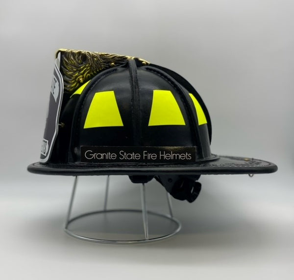 TL-2 NFPA Traditional Leather Black Helmet