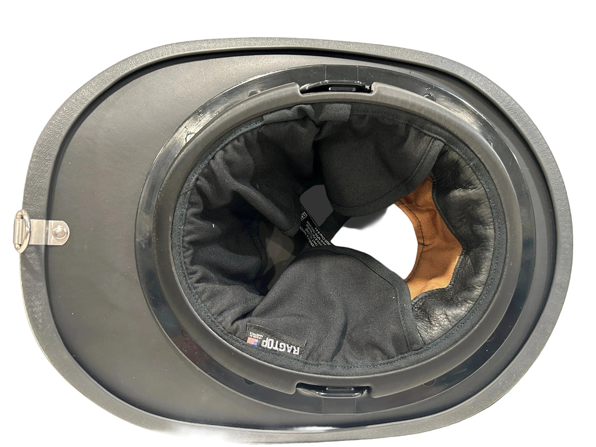 Phenix snap in suspension insert in a fire helmet, easy swap liner
