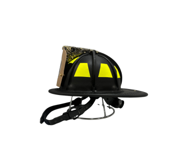 Black Leather Chin Strap