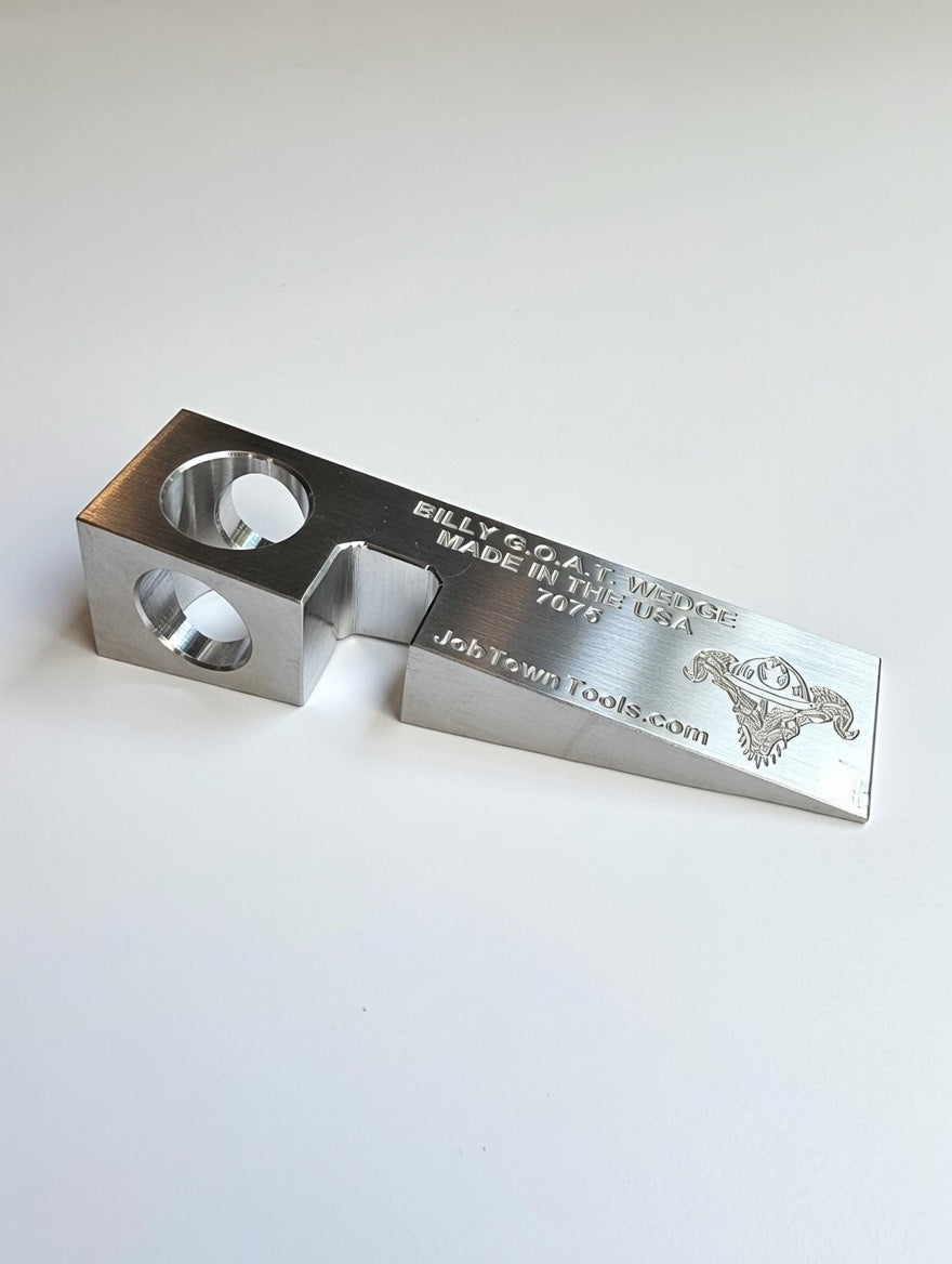The Billy G.O.A.T. Wedge 7075 -Aircraft Alumiunum Forcible Entry Wedge