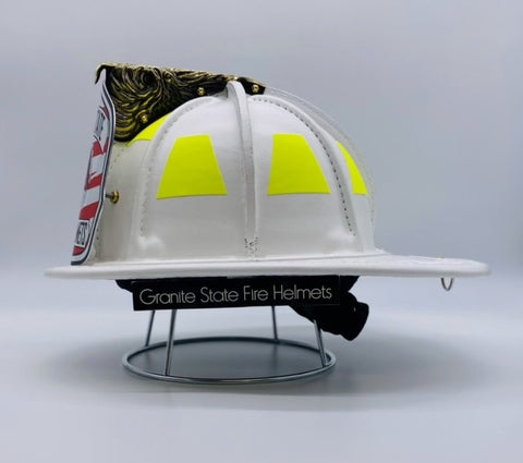 TL-2 NFPA Traditional Leather White Helmet
