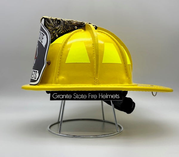 TL-2 NFPA Traditional Leather Yellow Helmet1